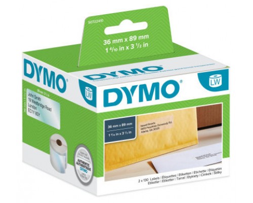 PACK 12 ROLLOS LW ETIQUETAS 36X89MM DYMO 2093093 (Espera 4 dias)