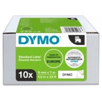 MULTIPACK 10 CINTAS DYMO D1 9MMX7M NEGRO/BLANCO DYMO 2093096 (Espera 4 dias)