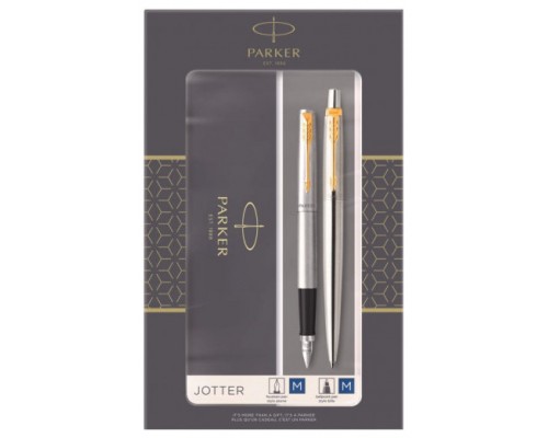 SET JOTTER. DUO PLUMA + BOLÍGRAFO ACERO GT PARKER 2093257 (Espera 4 dias)