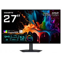 GIGABYTE MO27Q28G Monitor Gaming OLED 27" QHD - 2560 x 1440, 280Hz, 0,03ms, 335 cd/m&sup2;, Display HDR True Black 500, HDMI 2.1, DisplayPort 1.4 (Espera 4 dias)