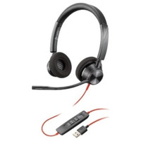 Auriculares estereo Poly Blackwire 3320 USB-C +-11HO Auriculares estereo Poly Blackwire 3320 USB-C +