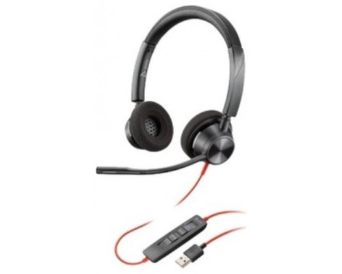 Auriculares estereo Poly Blackwire 3320 USB-C +