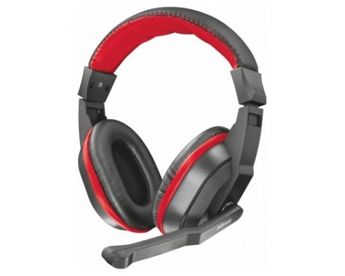 AURICULAR TRUST ZIVA GAMING MICROFONO PC NEGRO/ROJO