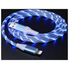 Cable USB Lightning LED Azul Biwond (Espera 2 dias)