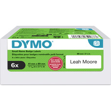 DYMO Etiqueta LW Multipack identificaci&oacute;n 89x41mm - VALUE PACK (6 Rollos de 300 etiquetas)
