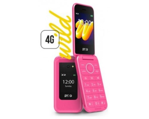 SPC 2336P Wild 4G Telefono Movil 2.8" BT FM Rosa