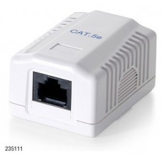 Equip 235111, RJ-45, 5e, Blanco, 39 mm, 29,5 mm, 54 mm