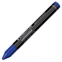 LAPIZ CERA PERMANENTE LUMOCOLOR OMNIGRAPH 12MM. AZUL STAEDTLER 236-3 (MIN12) (Espera 4 dias)