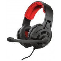 Trust GXT 411 Radius Auriculares Alámbrico Diadema Juego Negro, Rojo (Espera 4 dias)