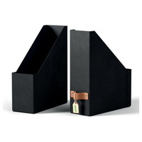 PACK 2 REVISTEROS DE CART&Oacute;N COLOR NEGRO LEITZ 24710095 (Espera 4 dias)