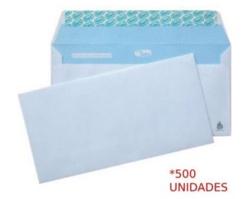 CAJA 500 SOBRES AMERICANO (115X225) OFFSET BLANCO 90 GRS. OPENSAM AUTOADHESIVO CON TIRA DE SILICONA SAM 247684 (Espera 4 dias)