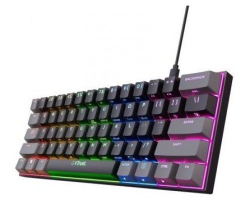 TECLADO TRUST GXT 867 ACIRA BK