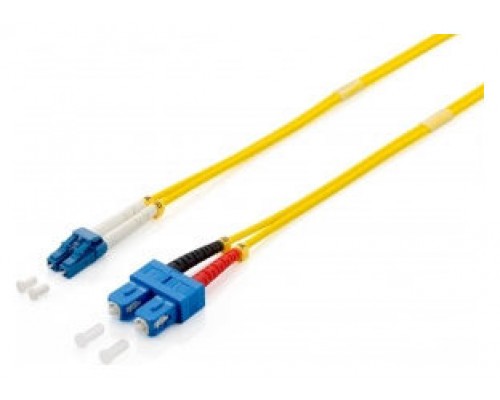 CABLE FIBRA OPTICA MONOMODO LC/SC 0.9/125 LSOH 2M