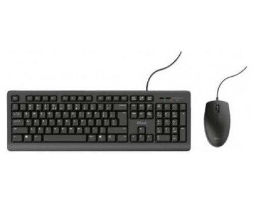 TECLADO Y MOUSE TRUST WIRELESS PRIMO RECEPTOR USB
