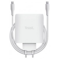 CARGADOR PARED/VIAJE 2xUSB-C 100W MAXO BLANCO TRUST (Espera 4 dias)-20SX CARGADOR PARED/VIAJE 2xUSB-C 100W MAXO BLANCO TRUST (Espera 4 dias)