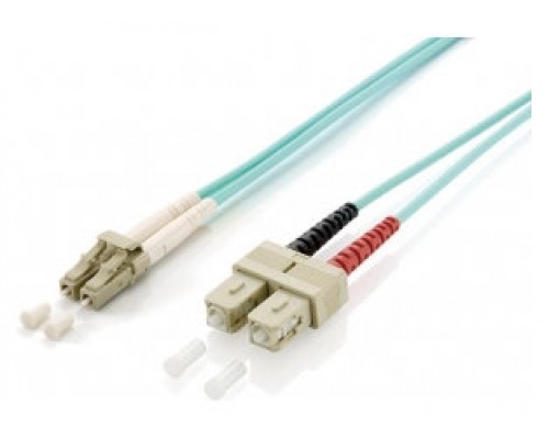 CABLE FIBRA OPTICA OM3 DUPLEX LIBRE HALOGENOS SC/SC