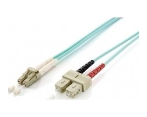 CABLE FIBRA OPTICA OM3 DUPLEX LIBRE HALOGENOS LC/SC
