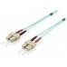 CABLE FIBRA OPTICA OM3 DUPLEX LIBRE  HALOGENOS SC/SC