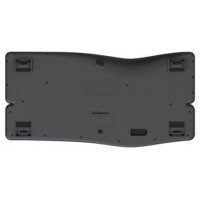 TECLADO TRUST KEYRA ERGO MULTI BK