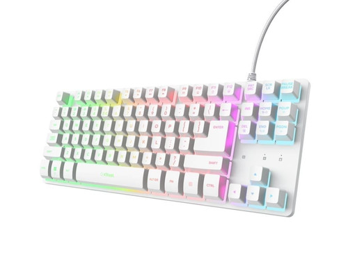 TECLADO TRUST GXT 833 THADO WH-SX8 TECLADO TRUST GXT 833 THADO WH