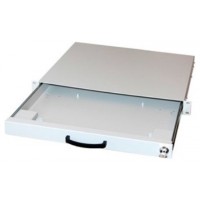 CAJON DE TECLADO PARA RACK 19" CON LLAVE EQUIP