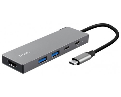 HUB 5 PUERTOS USB-C DALYX GRIS TRUST (Espera 4 dias)-SX8 HUB 5 PUERTOS USB-C DALYX GRIS TRUST (Espera 4 dias)