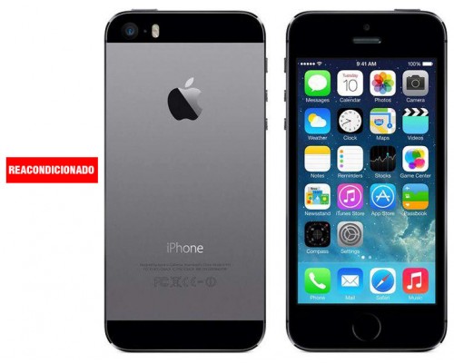 APPLE iPHONE 5S 16 GB SPACE GREY REACONDICIONADO GRADO A (Espera 4 dias)