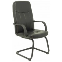 SILLÓN DIRECCION ARAGÓN SIMIL PIEL NEGRO PIQUERAS Y CRESPO 262SPNE (Espera 4 dias)