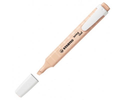 MARCADOR FLUORESCENTE SWING COOL NATURE TRAZO 1/4MM. BEIGE STABILO 275/186 (MIN10) (Espera 4 dias)