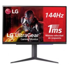 LG MONITOR (27GR93U-B) 27"/16:9/ULTRA GEAR GAMING/4K 3840 X 2160/IPS/1 MS/144 HZ/FREE SYNC/2X HDMI/DP/3X USB-A (Espera 4 dias)