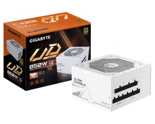GIGABYTE UD850GM PG5 V2 ICE unidad de fuente de alimentación 850 W 20+4 pin ATX ATX Blanco (Espera 4 dias)