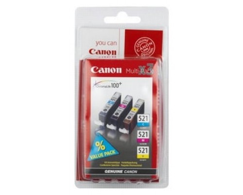 CARTUCHO ORIG CANON PACK CLI-521 MULTIPACK