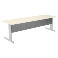 FALDÓN METÁLICO GRIS PARA MESA DE OFICINA SERIE METAL MEDIDA 200 CM. ROCADA 2938 (Espera 4 dias)