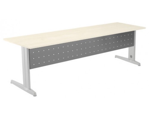 FALDÓN METÁLICO GRIS PARA MESA DE OFICINA SERIE METAL MEDIDA 200 CM. ROCADA 2938 (Espera 4 dias)