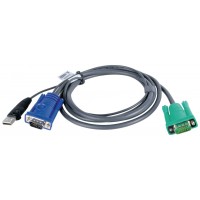 Aten 2L5203U cable para video, teclado y rat&oacute;n (kvm) Negro 3 m (Espera 4 dias)