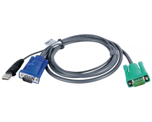 Aten 2L5203U cable para video, teclado y ratón (kvm) Negro 3 m (Espera 4 dias)