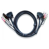 Aten Cable KVM DVI-I single link USB de 1,8 m (Espera 4 dias)