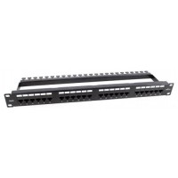 PATCH PANEL 24 PUERTOS 19" SIN CONECTORES Conectores KEYSTONE (Espera 4 dias)