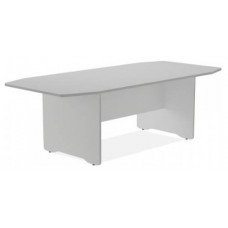 MESA DE REUNIONES 220X100X72CM. COLOR: PATA ALUMINIO / TABLERO GRIS ROCADA 3003AN02V24 (Espera 4 dias)