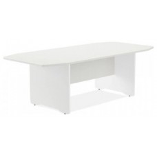 MESA DE REUNIONES 220X100X72CM. COLOR: PATA BLANCA / TABLERO BLANCO ROCADA 3003AW04V24 (Espera 4 dias)