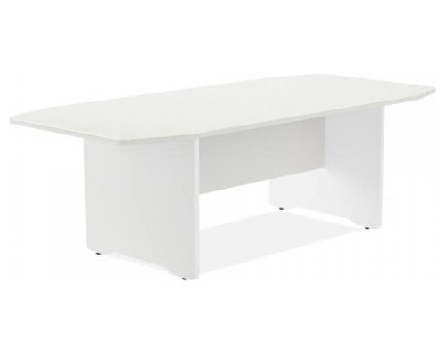 MESA DE REUNIONES 220X100X72CM. COLOR: PATA BLANCA / TABLERO BLANCO ROCADA 3003AW04V24 (Espera 4 dias)