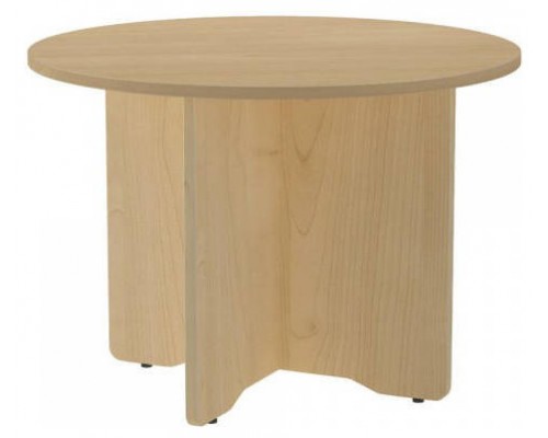 MESA DE REUNIONES REDONDA 100CM DE DIAMETRO. ALTURA 72CM. COLOR: PATA HAYA / TABLERO HAYA ROCADA 3005AA01V24 (Espera 4 dias)