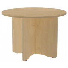 MESA DE REUNIONES REDONDA 100CM DE DIAMETRO. ALTURA 72CM. COLOR: PATA ROBLE / TABLERO ROBLE ROCADA 3005AR08V24 (Espera 4 dias)
