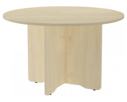 MESA DE REUNIONES REDONDA 120CM DE DIAMETRO. ALTURA 72CM. COLOR: PATA HAYA / TABLERO HAYA ROCADA 3006AA01V24 (Espera 4 dias)
