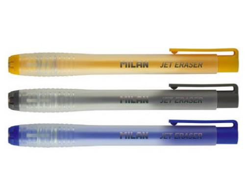 PORTAGOMAS JET ERASER COLORES SURTIDOS MILAN 3026324 (MIN24) (Espera 4 dias)