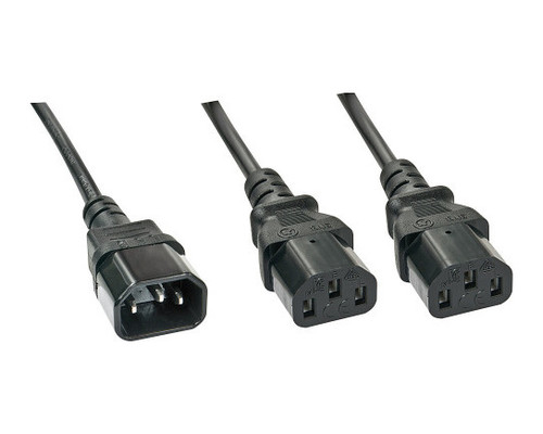 Lindy 30363 cable de transmisi&oacute;n Negro 1 m C14 acoplador Acoplador C13 2 x (Espera 4 dias)