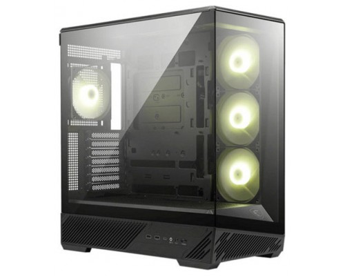 CAJA MSI MAG PANO 130R PZ,3X2.5"+2X2.5"/3.5”,3X120+1X120MM (ARGB),2XUSB3.2+1USB3.2 TYPE C+AUDIO+MICRO,MID TOWER,NEGRA (Espera 4 dias)-SX26 CAJA MSI MAG PANO 130R PZ,3X2.5"+2X2.5"/3.5”,3X120+1X120MM (ARGB),2XUSB3.2+1USB3.2 TYPE C+AUDIO+MICRO,MID TOWER,NEGRA (Espera 4 dias)