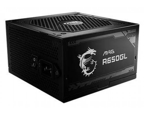 MSI MAG A650GL unidad de fuente de alimentación 650 W 20+4 pin ATX ATX Negro (Espera 4 dias)
