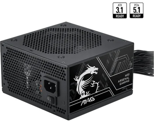 FUENTE ALIMENTACION MSI MAG A750BN PCIE5 III,PSU,750W,80 PLUS BRONZE,120MM,EPSX2,PCI-E (6+2 PIN)X2,PCI-E 5.1 (16 PIN)X1,SATA (15PIN)X3,ACTIVE PFC (Espera 4 dias)-SX22 FUENTE ALIMENTACION MSI MAG A750BN PCIE5 III,PSU,750W,80 PLUS BRONZE,120MM,EPSX2,PCI-E (6+2 PIN)X2,PCI-E 5.1 (16 PIN)X1,SATA (15PIN)X3,ACTIVE PFC (Espera 4 dias)