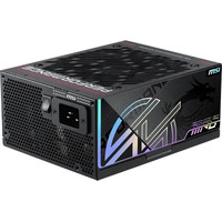 FUENTE ALIMENTACION MSI MPG AI1600TS PCIE5,PSU,1600W,80 PLUS TITANIUM,MODULAR,135MM,ACTIVE PFC,2XPCI-E 5 (2+4 PIN),7XPCI-E (6+2 PIN)X4,SATA (15 PIN)X8 (Espera 4 dias)